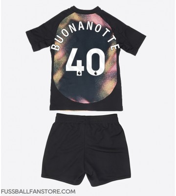 Leicester City Facundo Buonanotte #40 Replik Auswärtstrikot Kinder 2024-25 Kurzarm (+ Kurze Hosen)